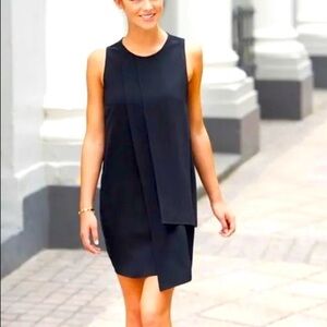 Mud Pie black sleeveless layered dress​​​